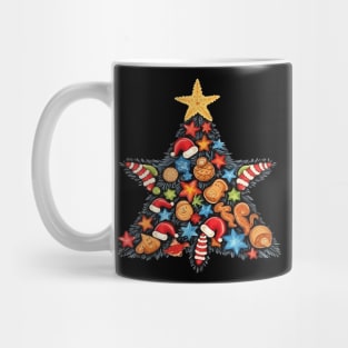 Starfish Christmas Mug